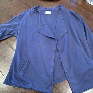 Navy blue Caslon casual jacket